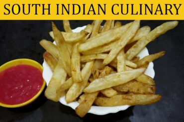 French fries in Tamil | Crispy french fry recipes | Homemade french fries in Tamil