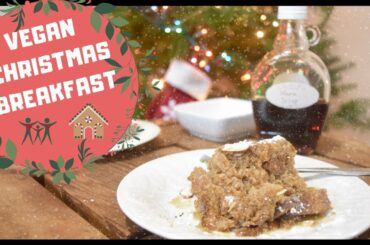 VEGAN CHAI FRENCH TOAST CASSEROLE | CHRISTMAS MORNING RECIPE