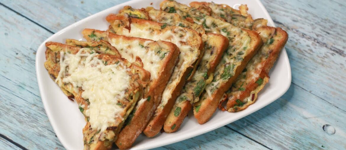 Quick Breakfast - Egg toast recipe | Cheese Egg Toast | Egg Bread Toast Recipe