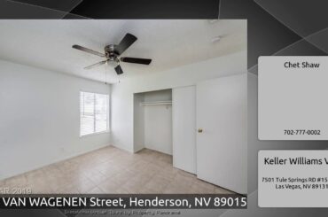 215 VAN WAGENEN Street, Henderson, NV 89015