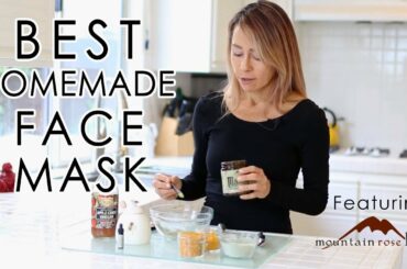 Best DIY Face Mask for Glowing Skin with Mountain Rose Herbs! (French green clay)