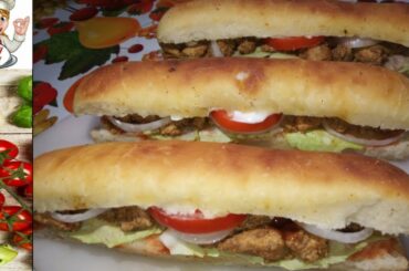 French Chicken Roll Sandwich Recipe | Chicken Roll | by tasty food