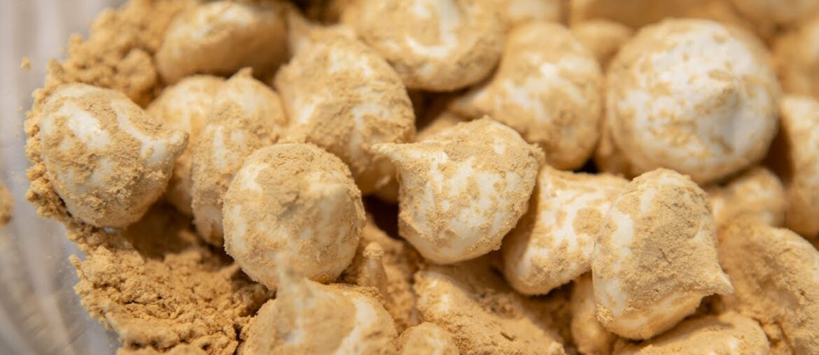 Korean Injeolmi Meringue Cookies | 인절미 머랭쿠키 만들기 | French Meringue Cookies Recipe Korean Injeolmi Meringue Cookies | 인절미 머랭쿠키 만들기 | French Meringue Cookies Recipe