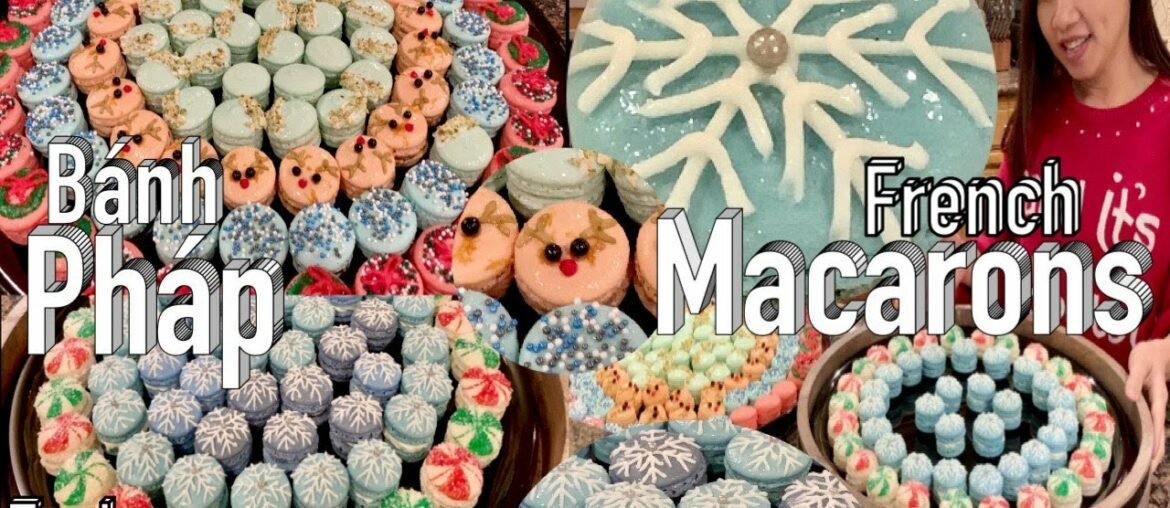 Các Kiểu Bánh Pháp Macarons tuyệt đẹp cho mùa Noel - French Marcarons - Taylor Recipes
