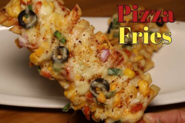 Pizza Fries Recipe Restaurant Style #pizzafries #Frenchfries