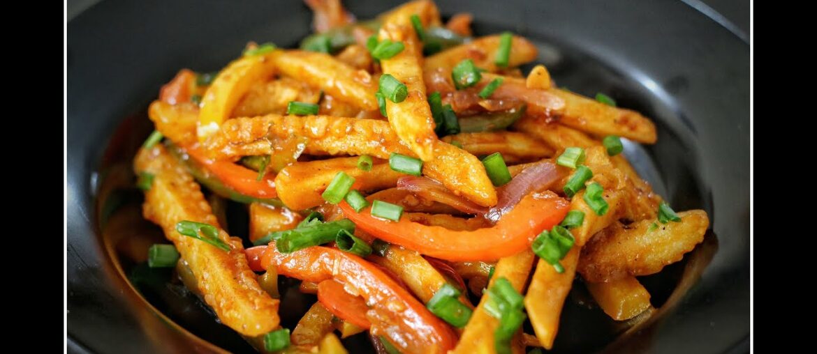 3-Pepper potato | Indo-Chinese Recipe | Easy To Cook Veg Starter | French-Fries