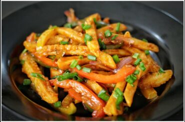 3-Pepper potato | Indo-Chinese Recipe | Easy To Cook Veg Starter | French-Fries