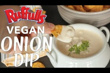 VEGAN FRENCH ONION DIP | Easy Vegan Party Food | French Onion Dip Recipe | The Edgy Veg