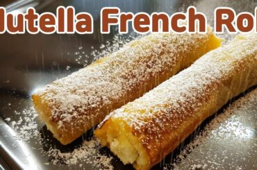 Netella french rolled toast : Breakfast ideas : Easy recipe