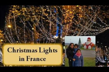 Christmas Lighting in France -Christmas Lights in Paris -Christmas in Paris - Tamil VLOG from France