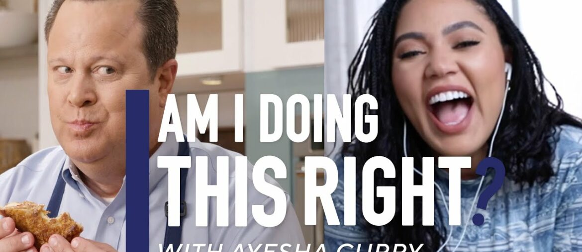 AM I DOING THIS RIGHT? | David Venable Makes Ayesha Curry's PB&J Cereal French Toast AM I DOING THIS RIGHT? | David Venable Makes Ayesha Curry's PB&J Cereal French Toast