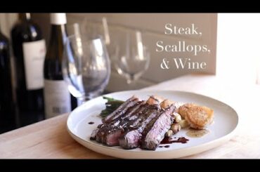 Steak, Scallops, & Wine (Aervana)