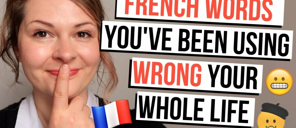 French Words Used INCORRECTLY In English (Misused French words and phrases in English!) 😬😅