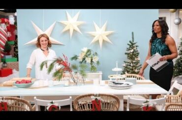 An instant DIY holiday dining room table extension