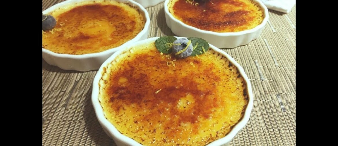 Limoncello Crème Brûlée Recipe • Lovely French Dessert! - Episode #314