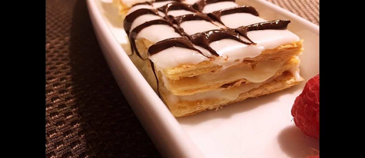 Mille-Feuille Recipe • Scrumptious French Pastry!  - Episode #304