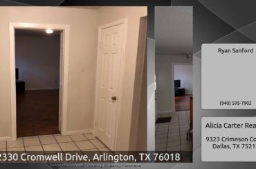 2330 Cromwell Drive, Arlington, TX 76018