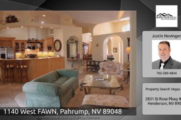 1140 West FAWN, Pahrump, NV 89048