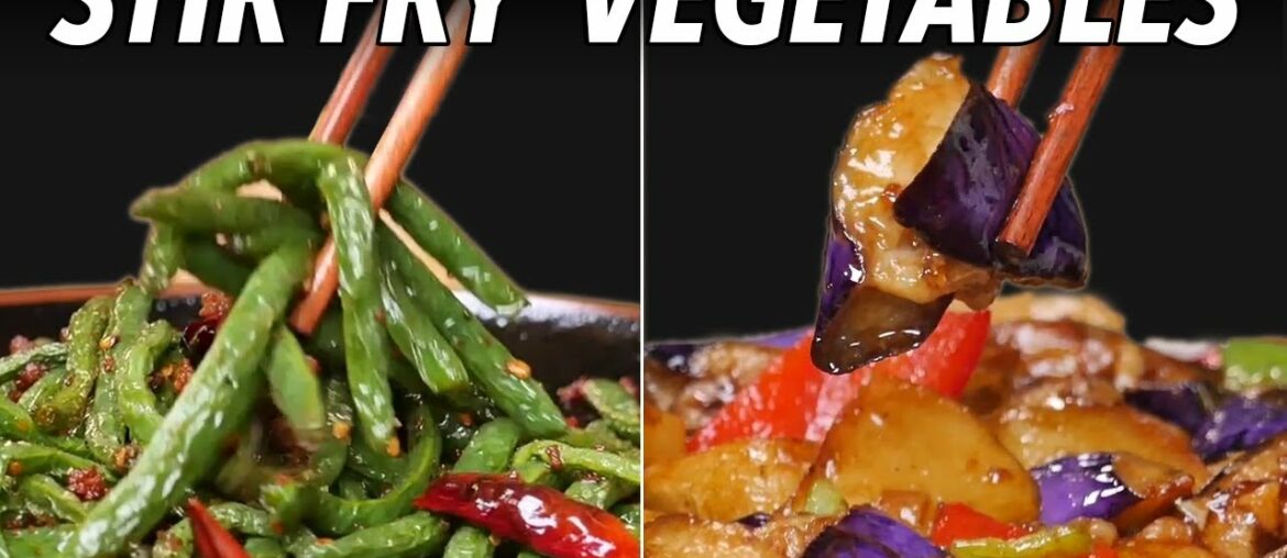 Easy Recipes: Stir Fry Vegetables – Green Beans and Eggplant Easy Recipes: Stir Fry Vegetables - Green Beans and Eggplant