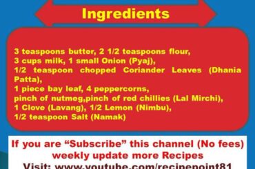 HOW TO PREPARE  FRENCH WHITE SAUCE RECIPE - FOOD,COOK FUNNY HOT RECIPES