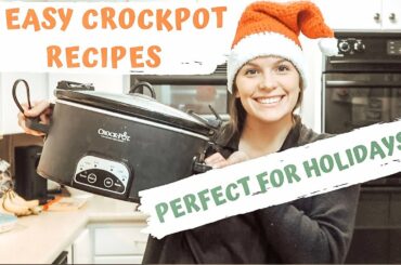 5 EASY CHRISTMAS CROCKPOT RECIPES: 5 INGREDIENTS OR LESS: THE SIMPLIFIED SAVER