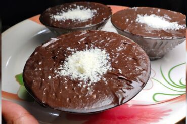 Chocolate Pudding Recipe Without Oven - Eggless Chocolate Pudding Recipe