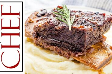 How to Make Classic Braised Beef Short Ribs | The Stay At Home Chef