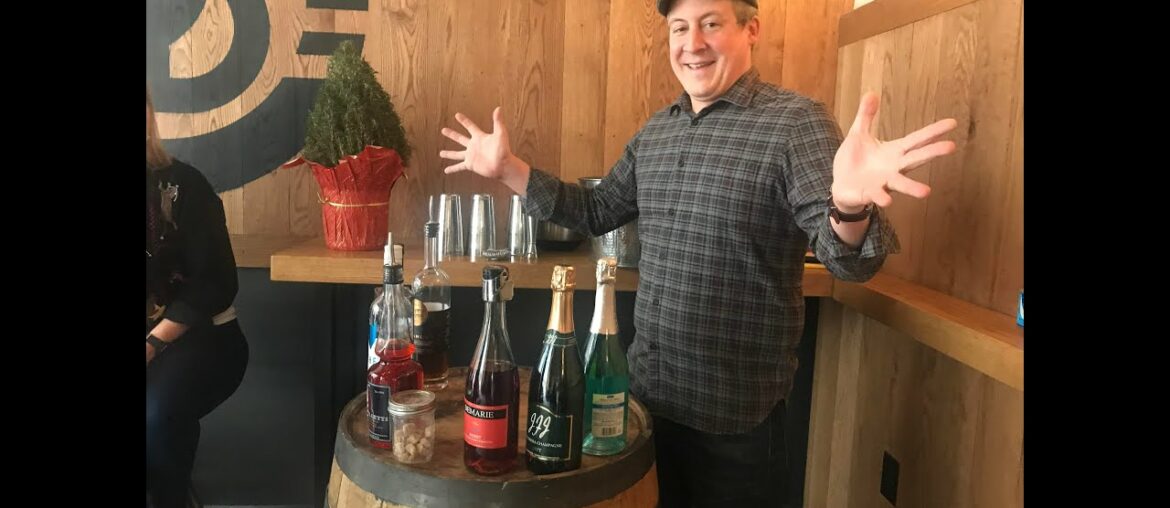 Dram and Draught Raleigh's Champagne Cocktails - Italiano by Kevin Barrett