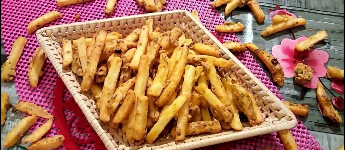 Bangladeshi potato finger chips//masala french fries recipes//আলু রেসিপি
