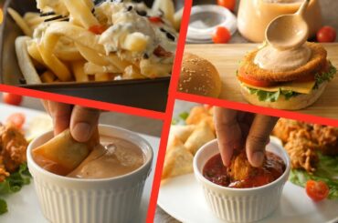4 Amazing Dips with ketchup & Mayo - Recipes By Food Fusion