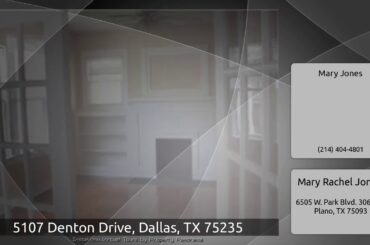 5107 Denton Drive, Dallas, TX 75235