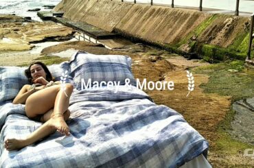 Yarn Dyed Pure French Linen Stripe Design at Rockpool