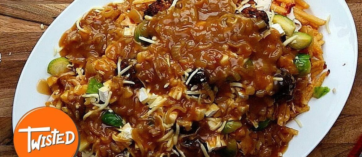 Christmas Loaded Fries Recipe | Christmas Recipes | Best Loaded Fries | Twisted