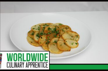 Pomme Sautées à Cru - Sautéed Potato - How to - Potato Recipes - Cooking Classes