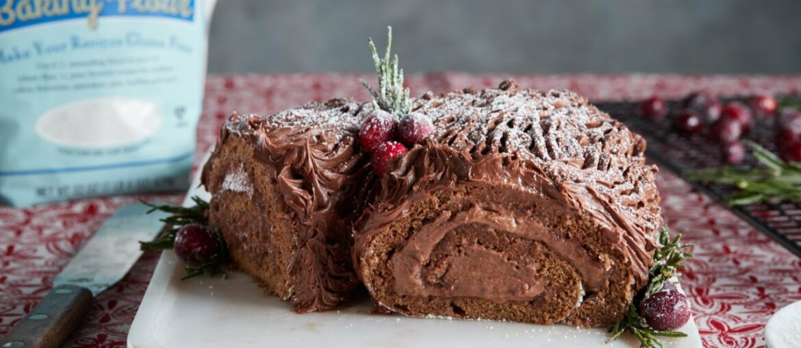 Hazelnut Mousse Yule Log Recipe