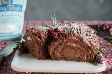 Hazelnut Mousse Yule Log Recipe