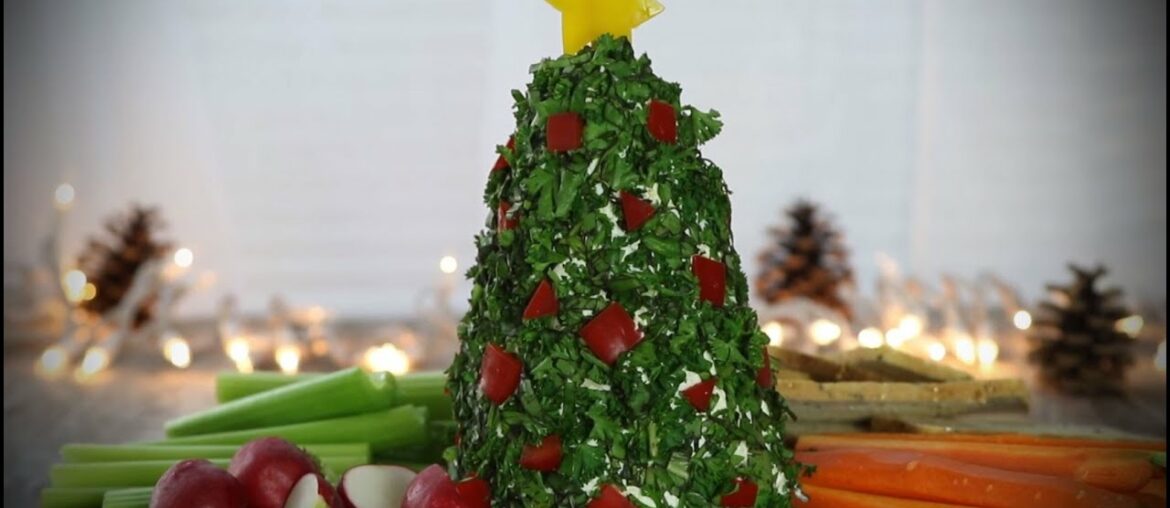 How to Make a Christmas Tree Cheeseball | Christmas Recipes | Allrecipes.com