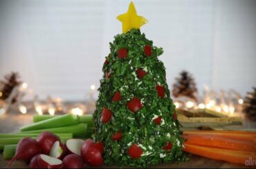 How to Make a Christmas Tree Cheeseball | Christmas Recipes | Allrecipes.com