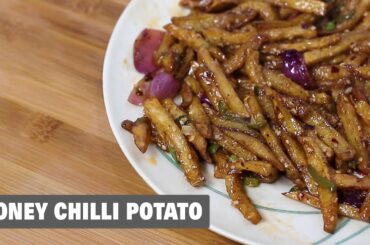 Honey ChillI Potato Homemade Easy Recipe | Homemade Snacks | Rashi Ki Rasoi