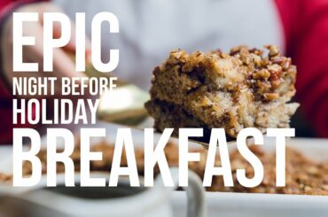 Vegan Eggnog French Toast Casserole