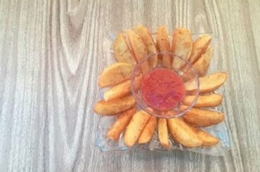 Potato Wedges Recipe | Potato Wedges fried recipe | How to make potato wedges