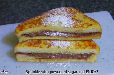 French Toast Recipe : Nutella Stuffed French Toast Recipe