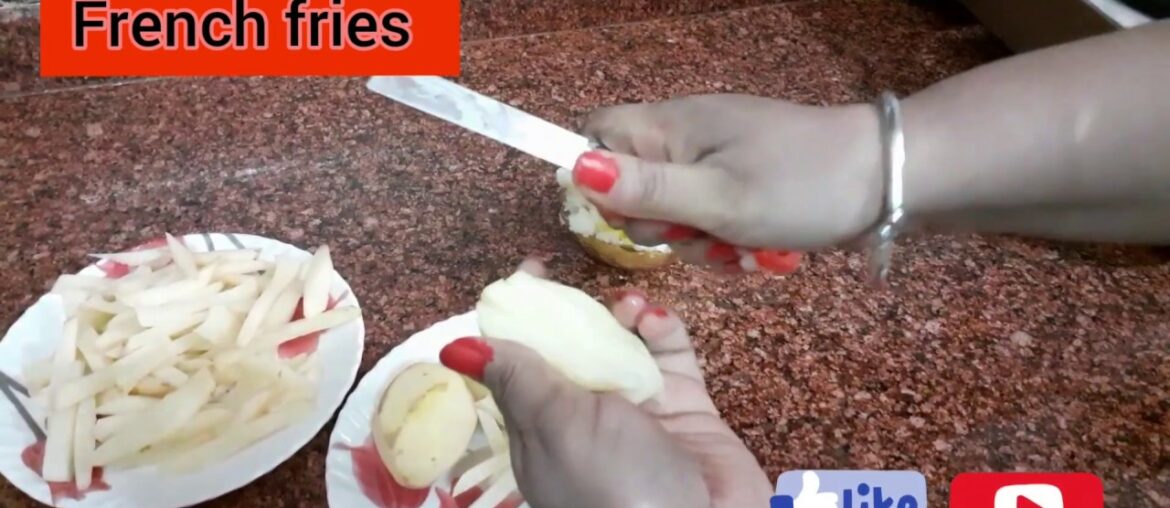 व्रत में बनाऐ स्वादिष्ट आलू की फ्रेन्च फ्राइज़ | make easy French fries recipes in fast