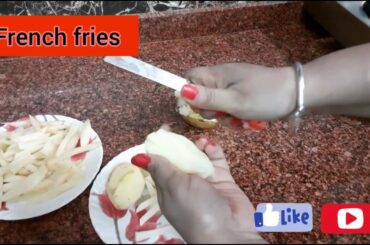 व्रत में बनाऐ स्वादिष्ट आलू की फ्रेन्च फ्राइज़ | make easy French fries recipes in fast