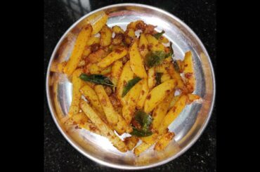 Potato Fry in Tamil | Potato Varuval | Urulai Kizhangu Varuval | Potato Recipes | Crispy Potato Fry