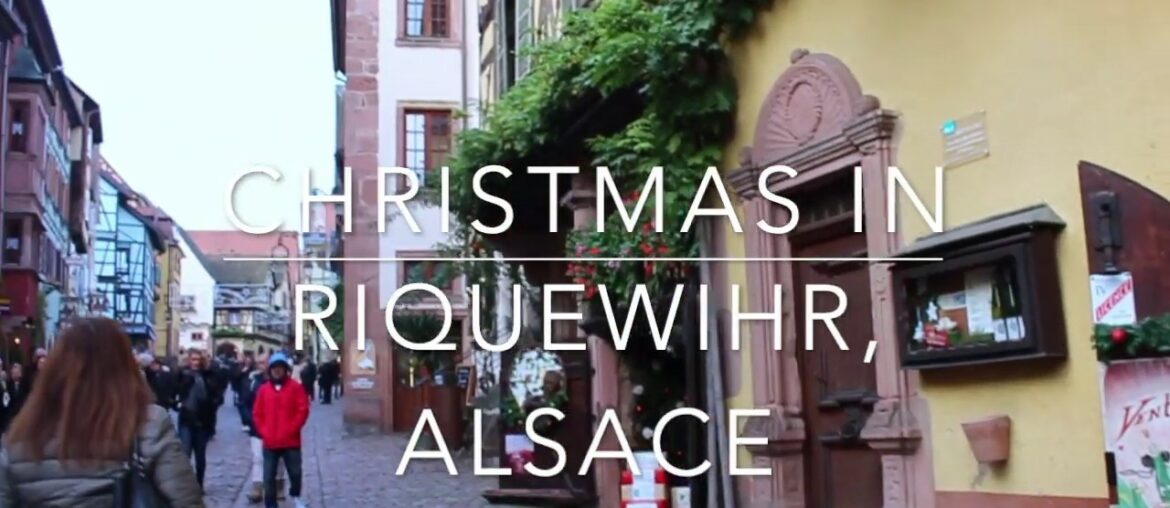 A walk in beautiful Riquewihr, France at Christmas A walk in beautiful Riquewihr, France at Christmas
