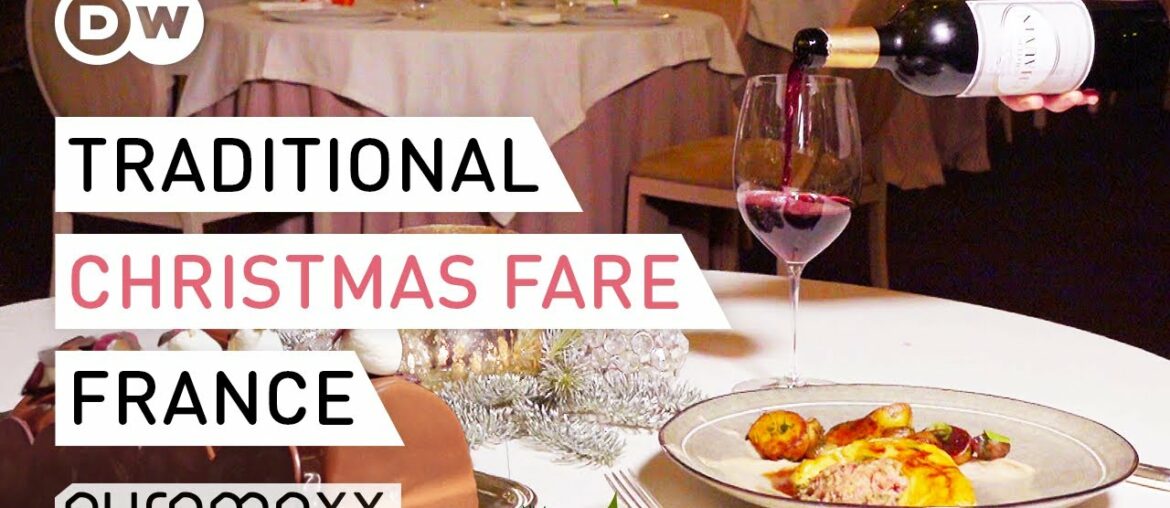 Capon & Yule log - Traditional Christmas Fare From France | Euromaxx