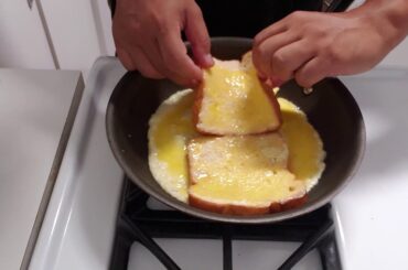 French toast omelette sandwich.