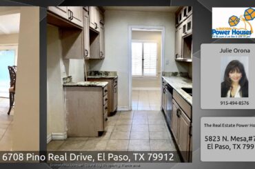 6708 Pino Real Drive, El Paso, TX 79912