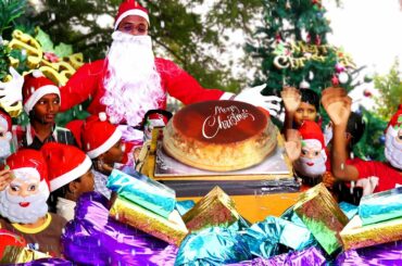 Caramel Bread Pudding Recipe | Egg less & Without Oven Custard Bread Pudding | Christmas Celebration